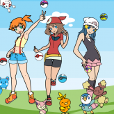 pokemon girls dress up