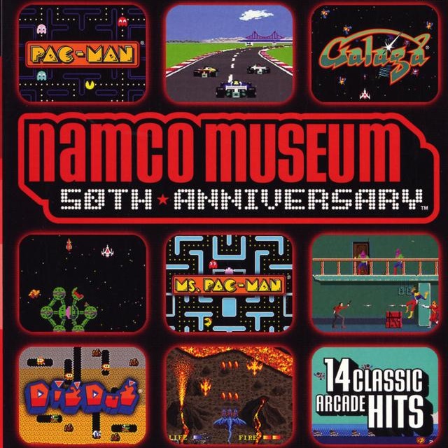 namco museum 50th anniversary game names