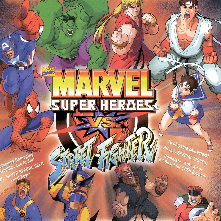 Marvel vs Capcom CPS2 character select screen mockup(only) with all normal  selectable characters from Marvel Super Heroes vs Street Fighter and X-Men vs  Street Fighter in CPS2 original resolution : r/MvC2