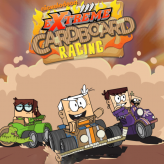 loud house: extreme cardboard racing